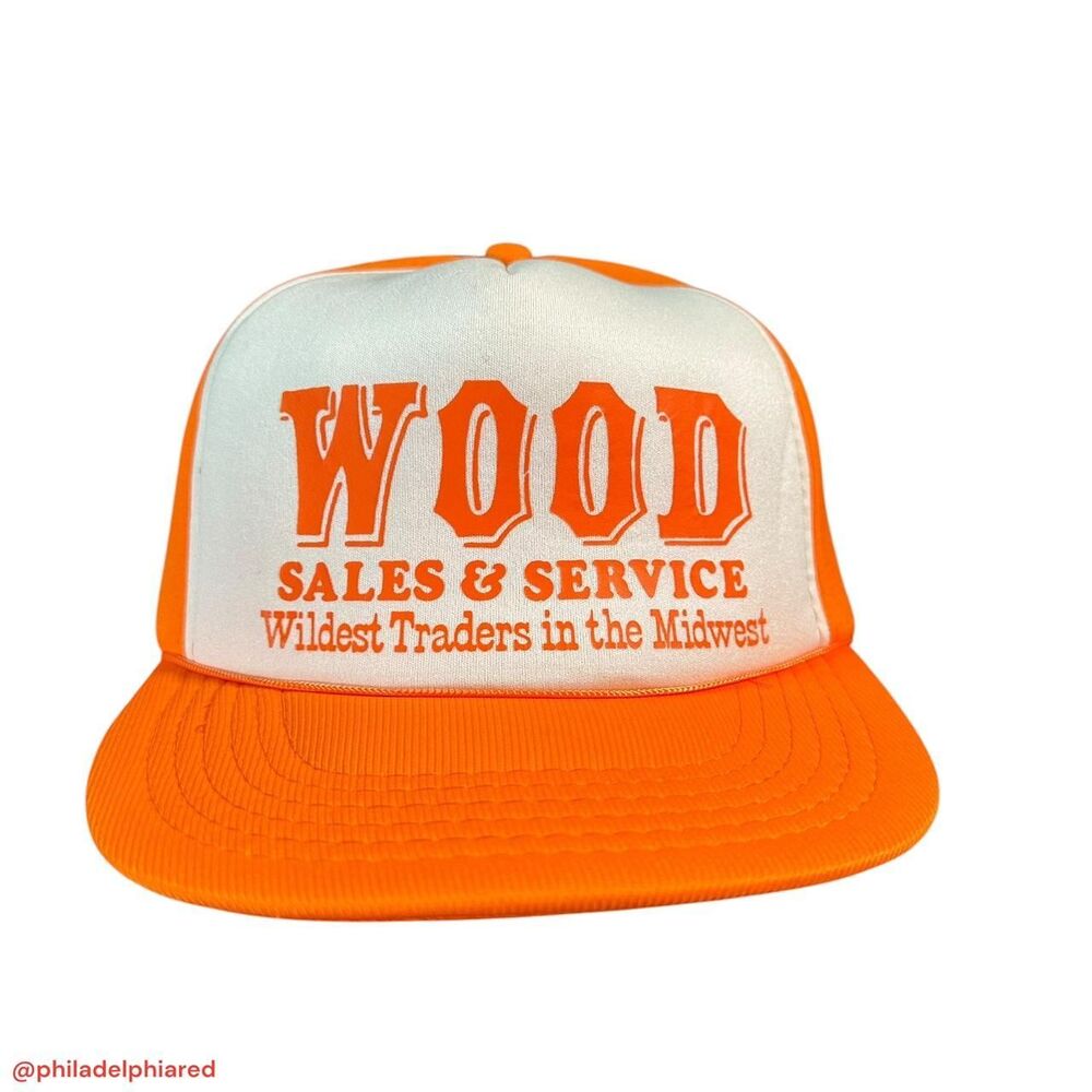 Vintage 1980’s Wood Sales and Service trucker style SnapBack hat